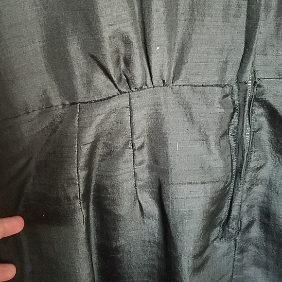 Vintage Raw Silk Dress - Picture 6 of 6